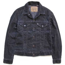 画像1: 90s Levi'sリーバイス 70500 コーデュロイジャケット チャコールグレー M★ユーロ (1)