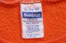 画像4: 80s USA製 Healthknit SYRACUSE UNIVERSITY スウェット オレンジ XL (4)