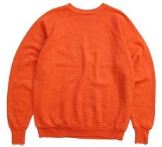 画像2: 80s USA製 Healthknit SYRACUSE UNIVERSITY スウェット オレンジ XL (2)