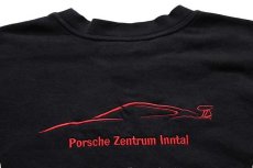 画像4: Porsche Zentrum Inntal ポルシェ パッチ&刺繍入り スウェット 黒 XL (4)