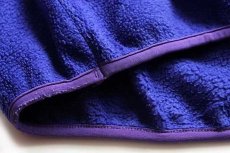 画像5: 80s USA製 patagoniaパタゴニア マルチカラー 切り替え フリース スナップT 青紫×ピンク×紫 9/10 (5)