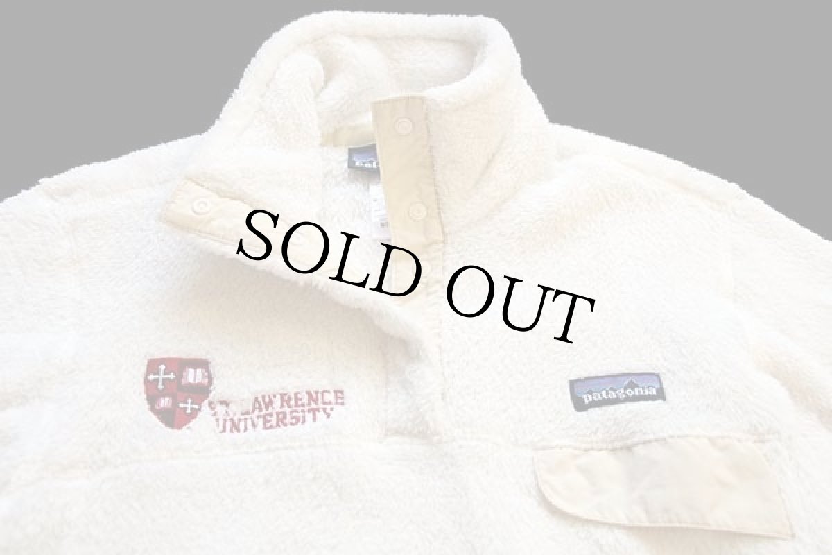 画像3: patagoniaパタゴニア ST.LAWRENCE UNIVERSITY 刺繍 RE-TOOLリツール POLARTEC フリース スナップT RWX W-M (3)