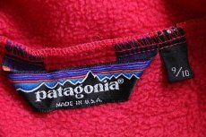 画像4: 80s USA製 patagoniaパタゴニア マルチカラー 切り替え フリース スナップT 青紫×ピンク×紫 9/10 (4)