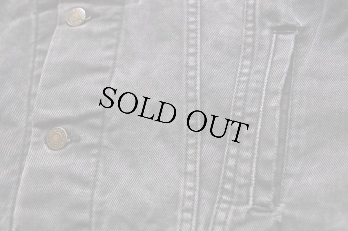 画像6: 90s USA製 Levi'sリーバイス 70503 ブラック デニムジャケット カスタム L★ユーロ (6)