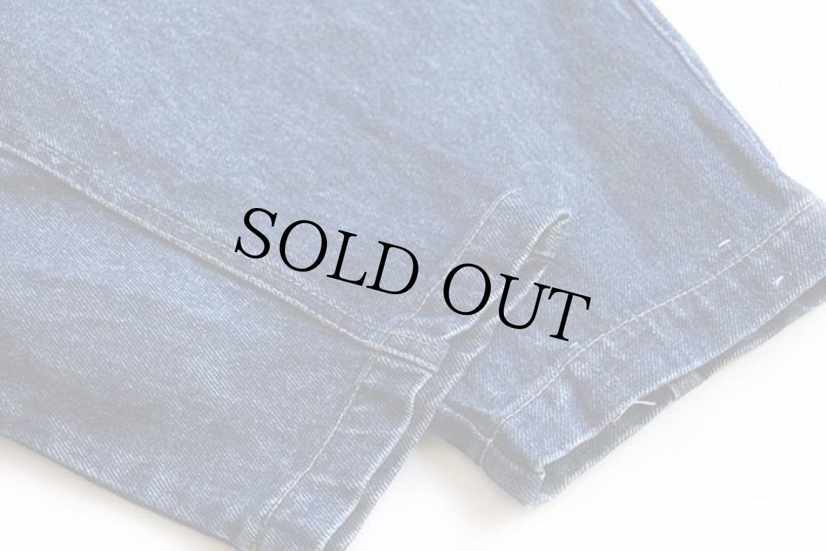 画像8: 80s イタリア製 h.i.s デニム ダッフルコート (8)