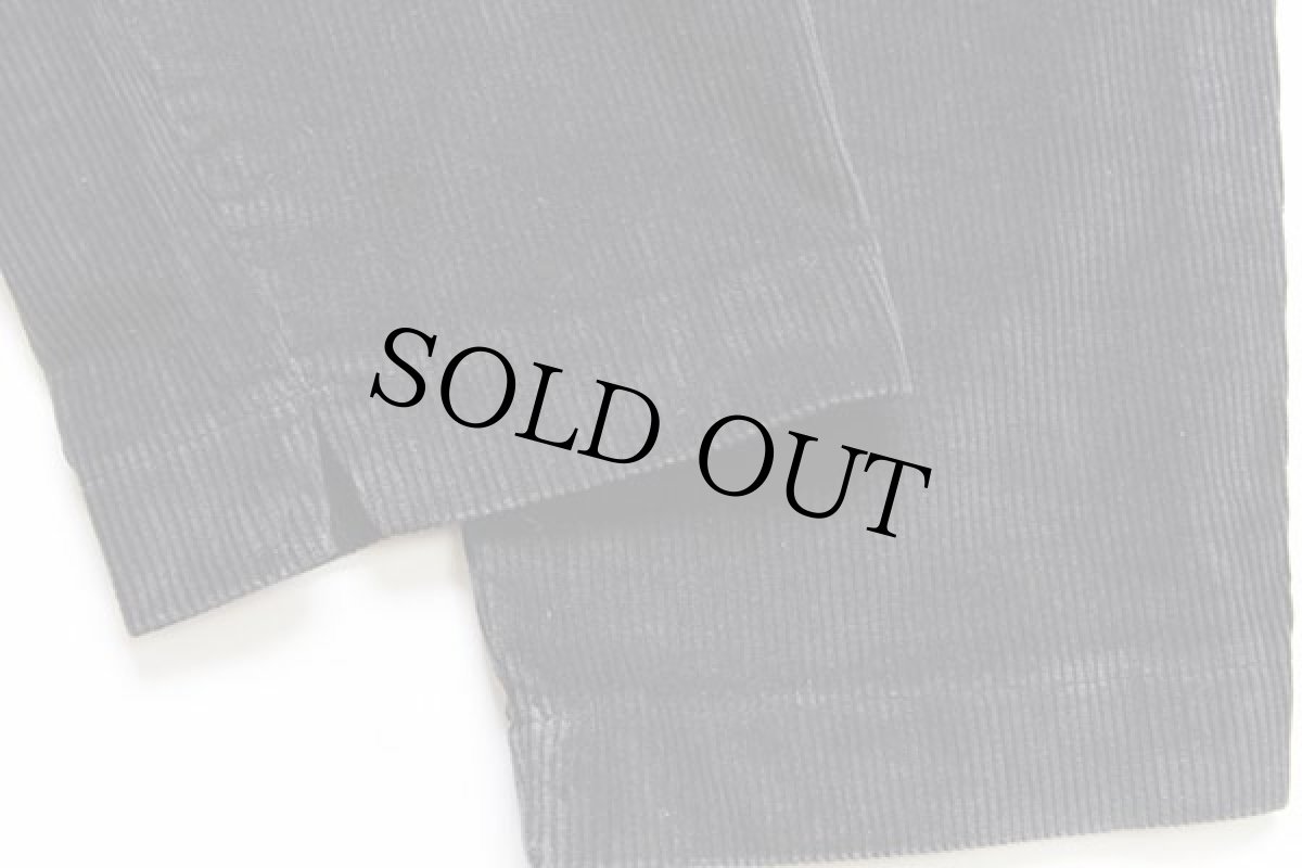 画像7: 90s USA製 HONORS ストレッチ コーデュロイ イージーパンツ 黒 XL (7)