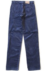 画像3: 90s USA製 Levi'sリーバイス SIGNATURE 540 太畝 コーデュロイパンツ 紺 w32 L34 (3)