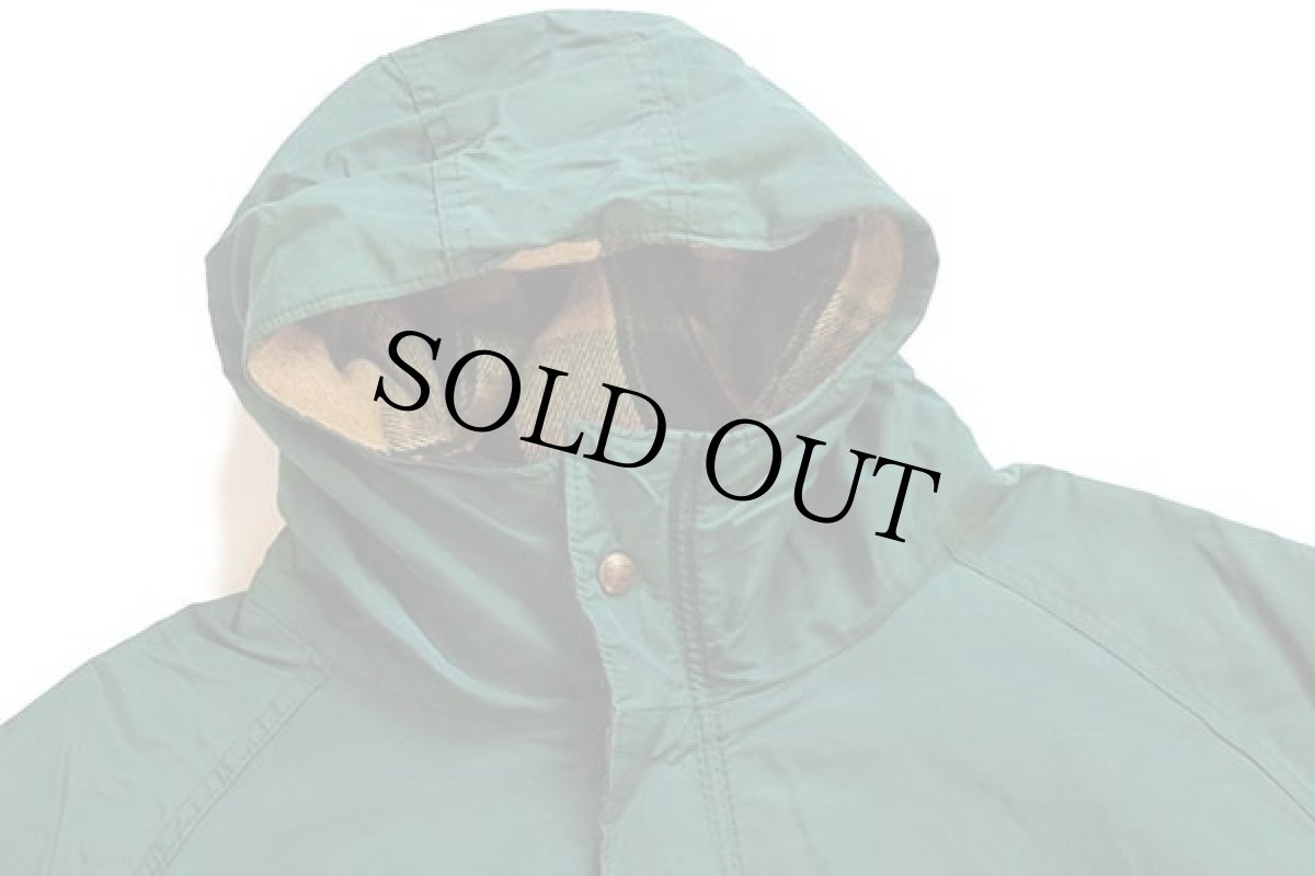 画像3: 80s USA製 Woolrichウールリッチ タータンチェック ウールライナー マウンテンパーカー 緑 (3)