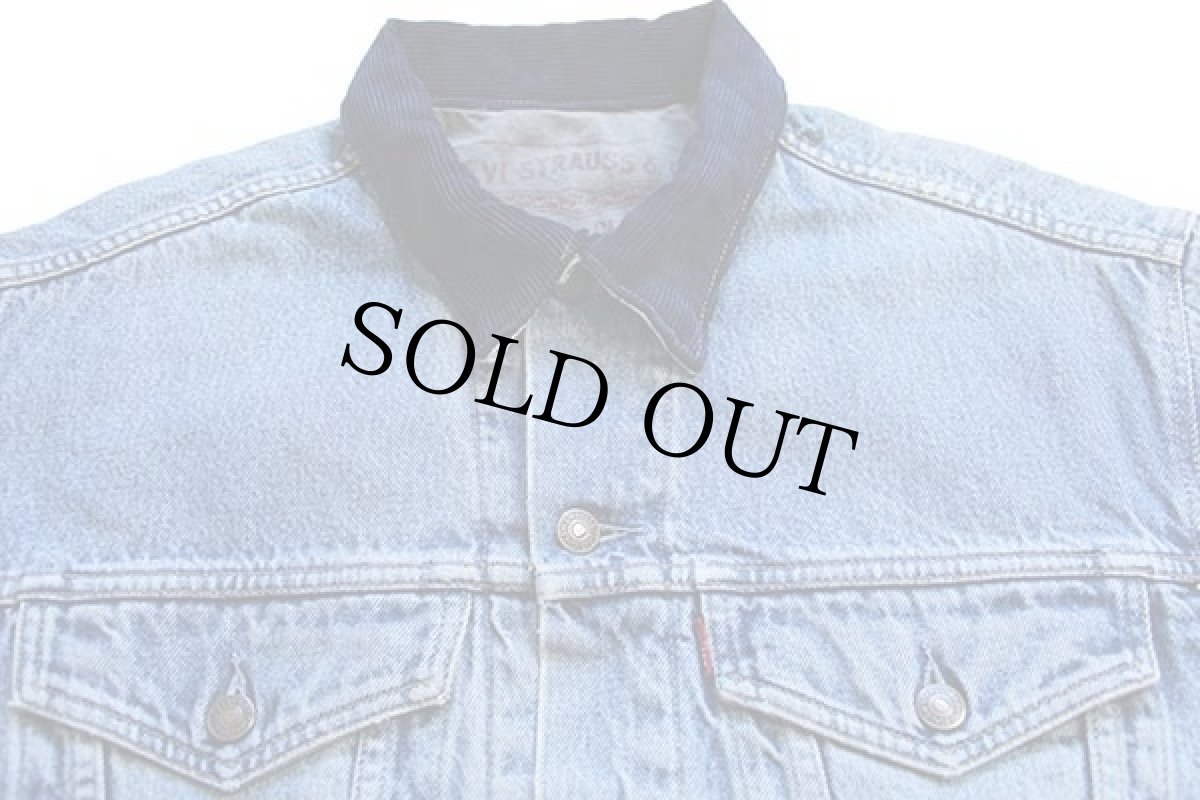 画像3: 80s Levi'sリーバイス 70602 ブランケットライナー デニムジャケット 4ポケット カスタム S★ユーロ (3)