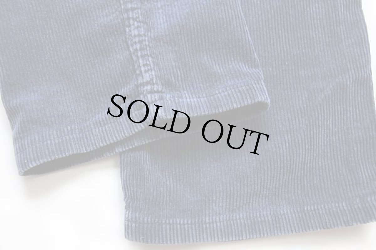 画像8: 90s USA製 Levi'sリーバイス SIGNATURE 540 太畝 コーデュロイパンツ 紺 w32 L34 (8)