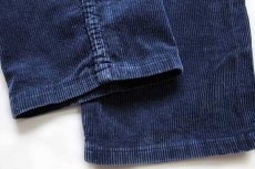 画像8: 90s USA製 Levi'sリーバイス SIGNATURE 540 太畝 コーデュロイパンツ 紺 w32 L34 (8)