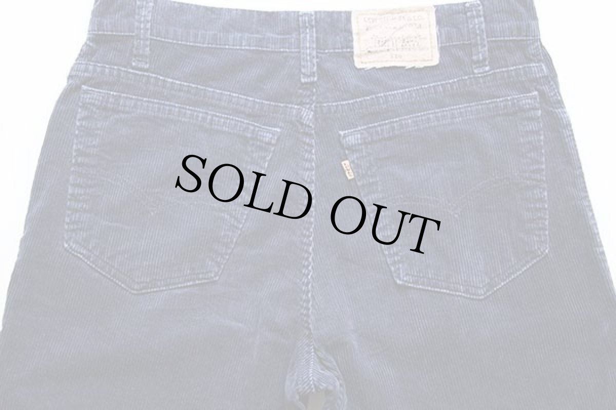 画像5: 90s USA製 Levi'sリーバイス SIGNATURE 540 太畝 コーデュロイパンツ 紺 w32 L34 (5)