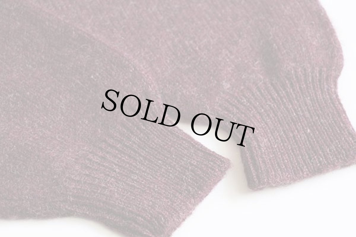 画像6: 90s U2 CLOTHING アーガイル柄 シェットランド ウールニット セーター M (6)