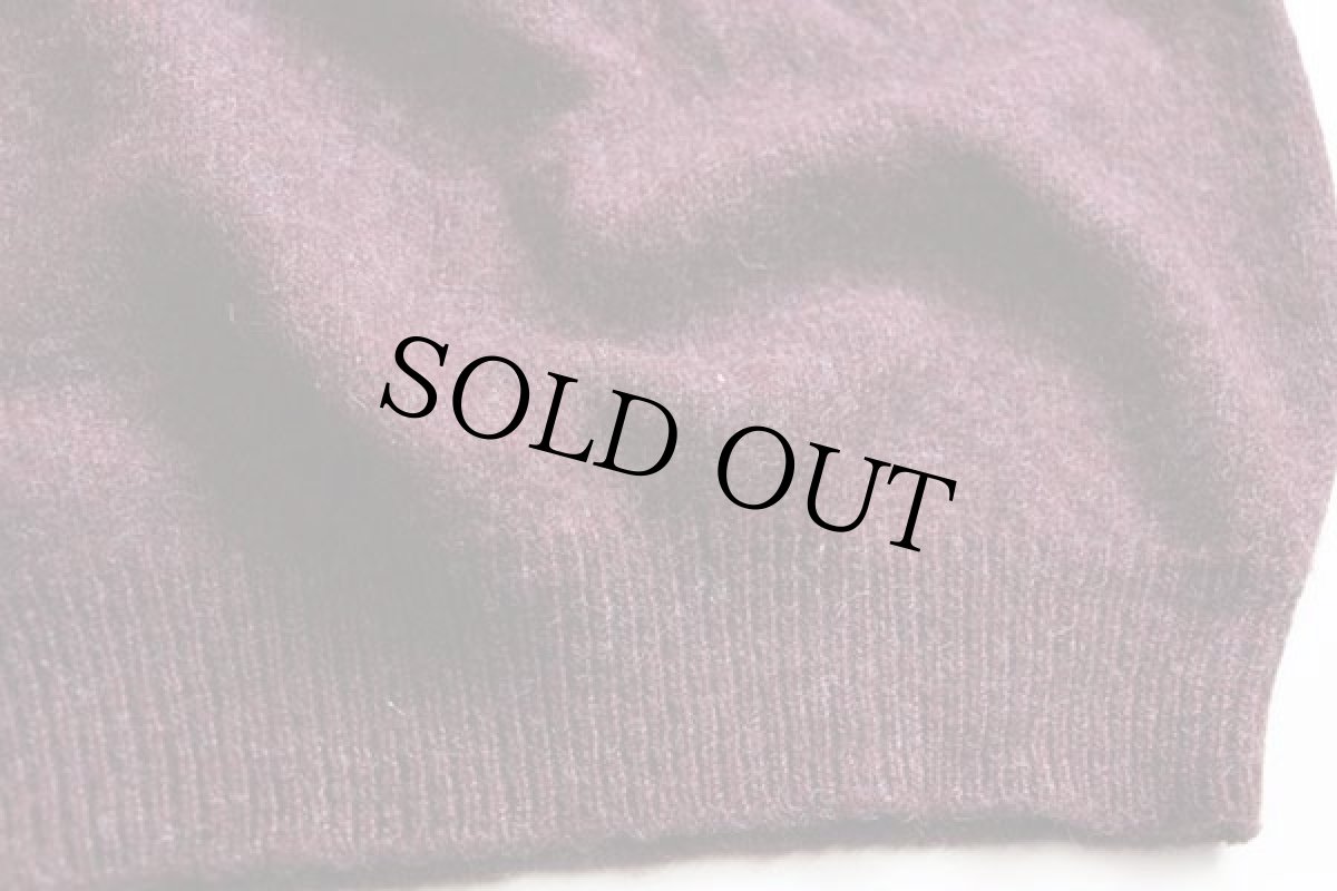 画像5: 90s U2 CLOTHING アーガイル柄 シェットランド ウールニット セーター M (5)