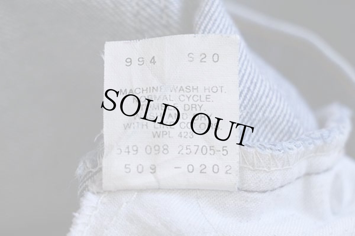 画像7: 80s USA製 Levi'sリーバイス 509 デニムパンツ w38 L32 (7)