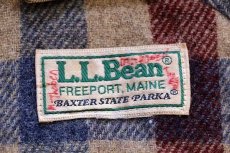 画像4: 80s L.L.Bean BAXTER STATE PARKA ウールライナー マウンテンパーカー バーガンディ (4)