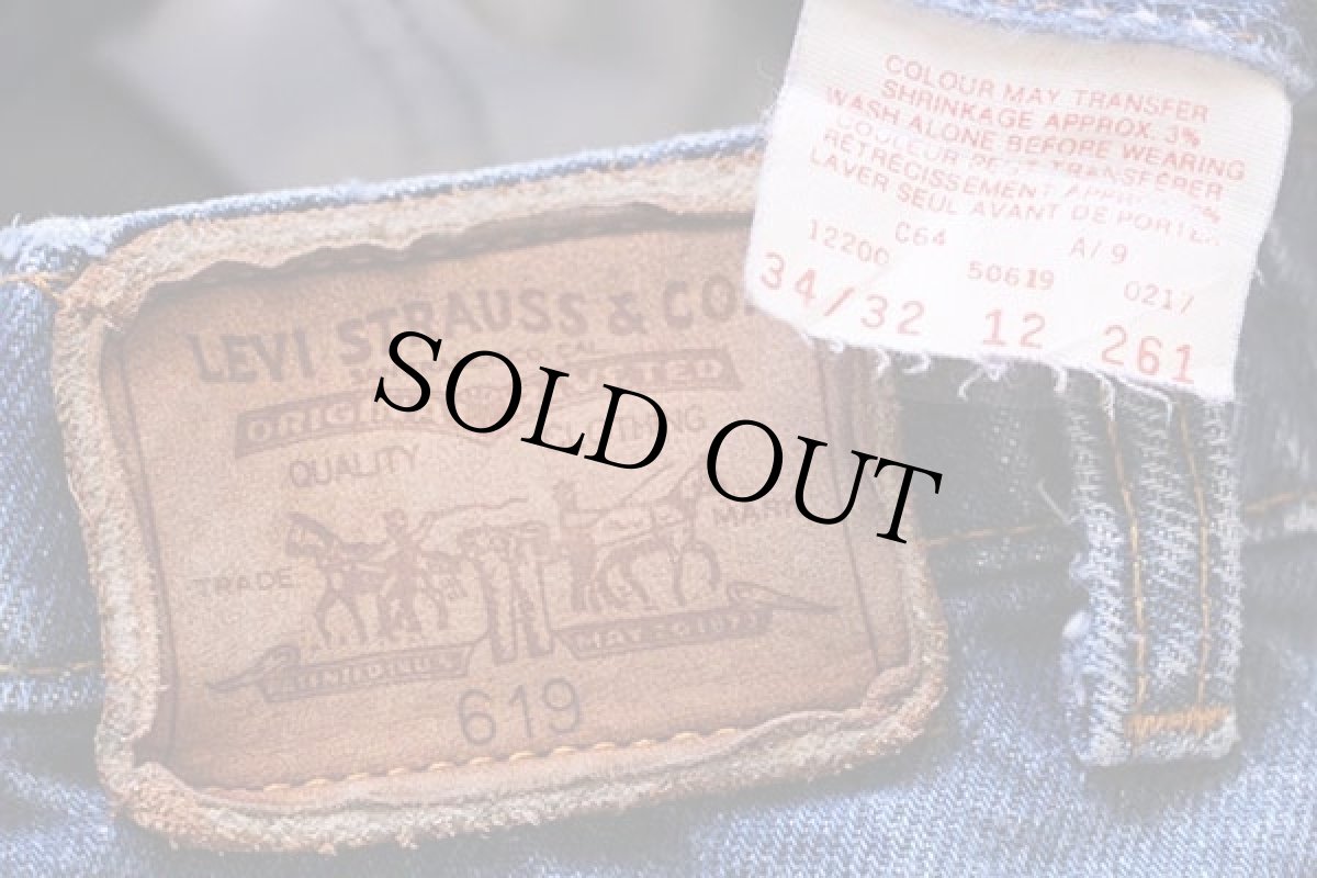 画像6: 90s カナダ製 Levi'sリーバイス 619 デニムパンツ w34 L32 (6)