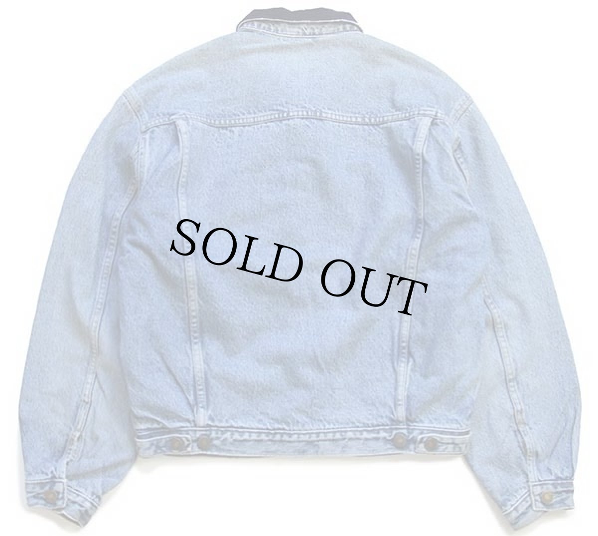 画像2: 80s Levi'sリーバイス 70602 ブランケットライナー デニムジャケット 4ポケット カスタム S★ユーロ (2)