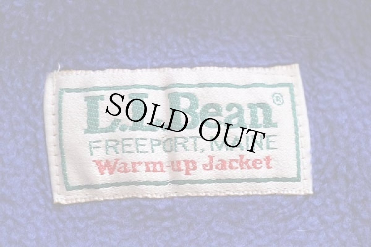 画像4: 90s L.L.Bean ウォームアップ フリースライナー ナイロンジャケット 赤 (4)