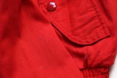 画像6: 90s USA製 HORIZON Coca-Colaコカコーラ ロゴ刺繍 ジャケット 赤 L (6)