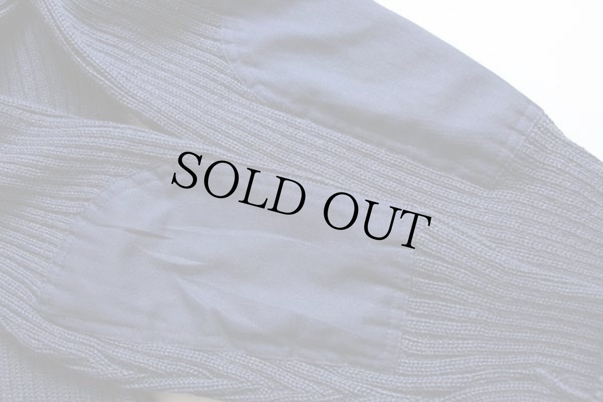 画像5: 英国製 Citadel Vネック ウールニット コマンドセーター 紺 42 (5)