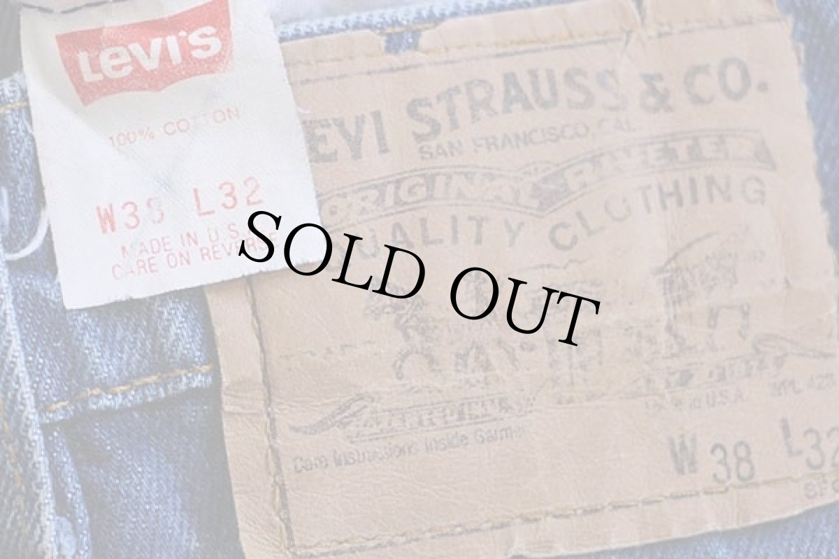 画像6: 80s USA製 Levi'sリーバイス 509 デニムパンツ w38 L32 (6)