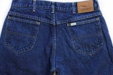 画像6: 90s USA製 L.L.Bean タータンチェック ネルライナー デニムパンツ w34 L30★Leeリー (6)