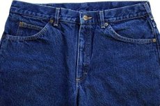 画像4: 90s USA製 L.L.Bean タータンチェック ネルライナー デニムパンツ w34 L30★Leeリー (4)