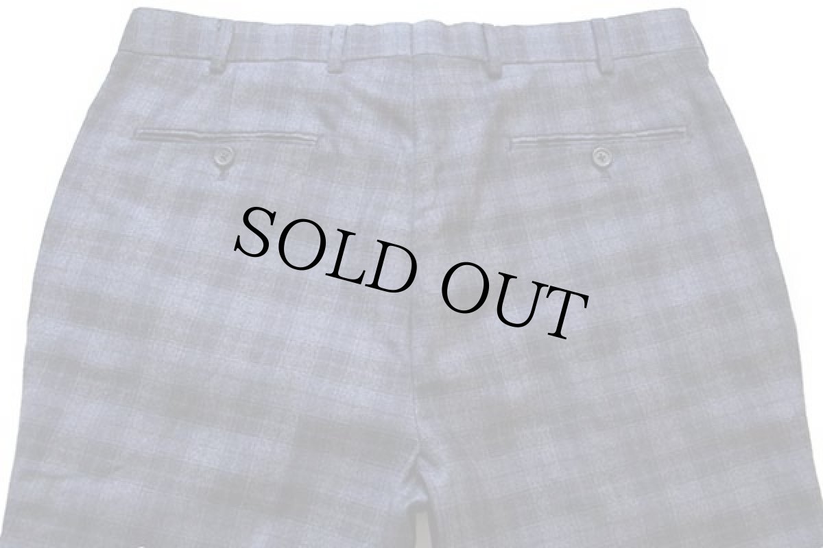 画像4: Brooks Brothersブルックスブラザーズ GUABELLO タータンチェック スラックス ウールパンツ w37 (4)