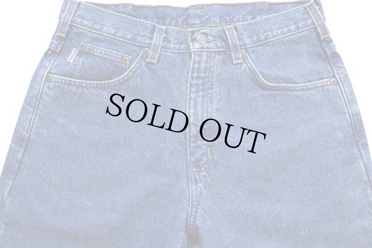 画像4: carharttカーハート タータンチェック ネルライナー デニムパンツ w34 (4)