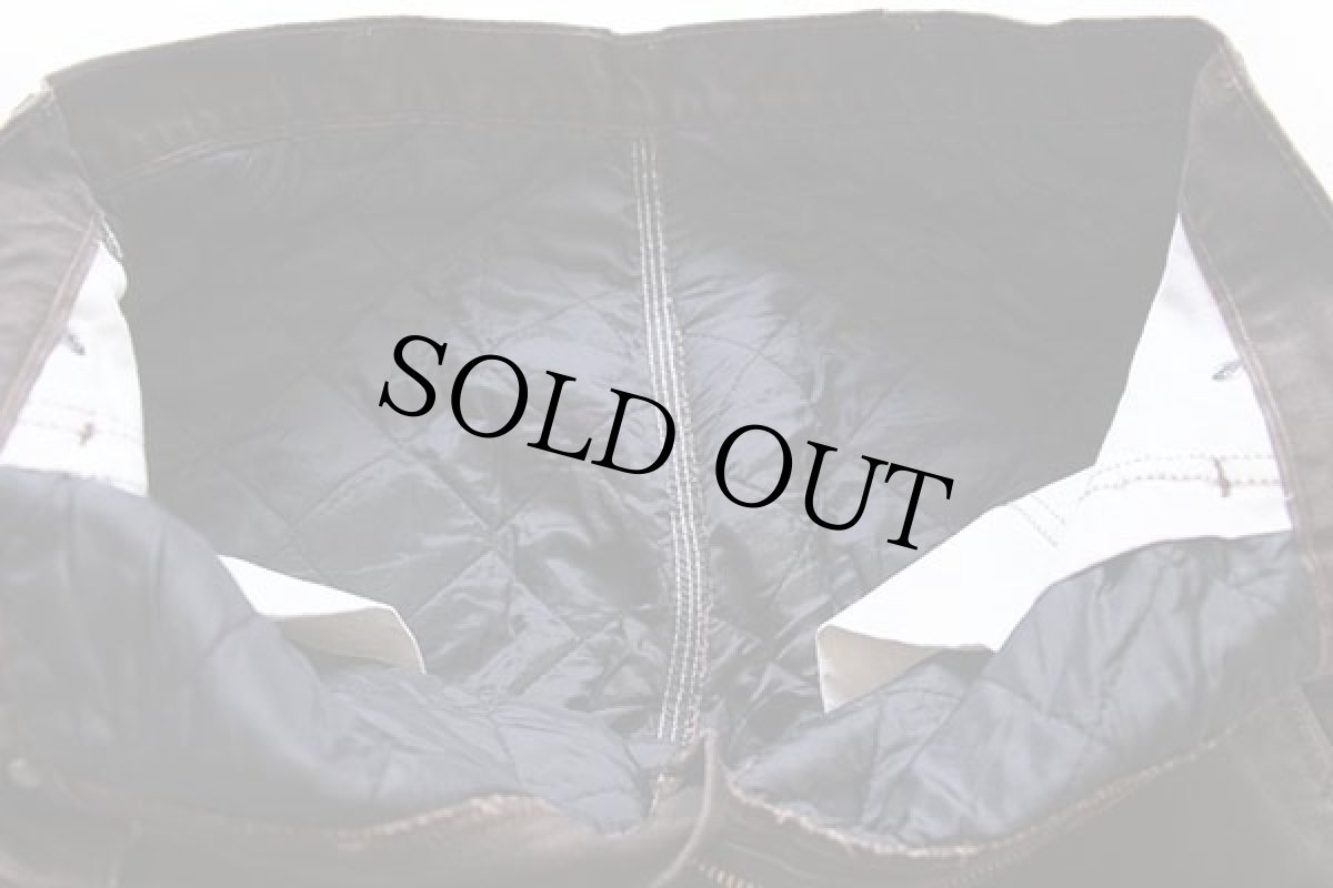 画像5: carharttカーハート キルティングライナー ダック地 ダブルニー ペインターパンツ 焦げ茶 w36 (5)