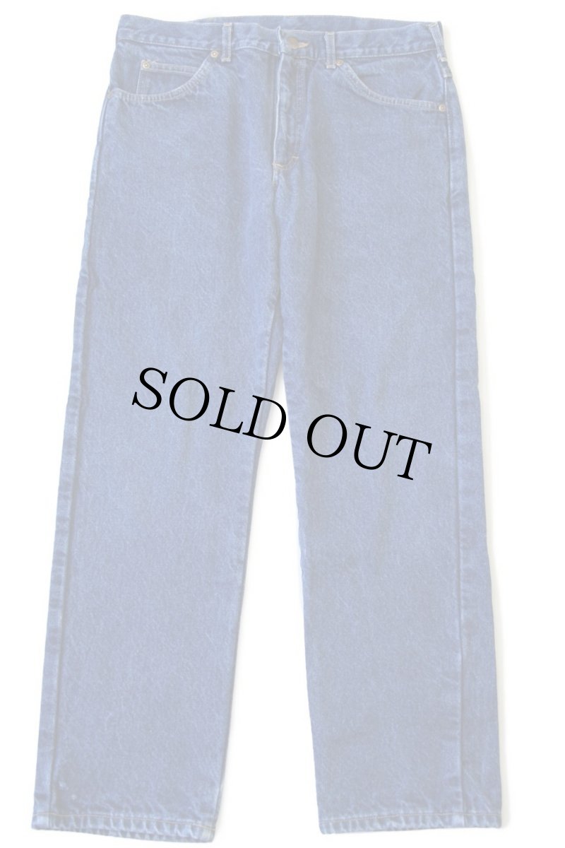 画像2: 90s USA製 L.L.Bean タータンチェック ネルライナー デニムパンツ w34 L30★Leeリー (2)