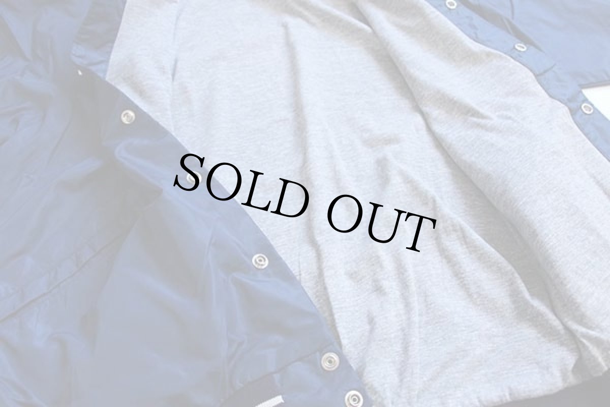 画像5: 70s USA製 RUSSELLラッセル HARTFORD STARS ナイロンスタジャン 紺 L (5)