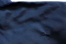 画像5: 70s FORDフォード MUSTANG 星条旗 パッチ付き ナイロン レーシングジャケット 紺×白 L (5)