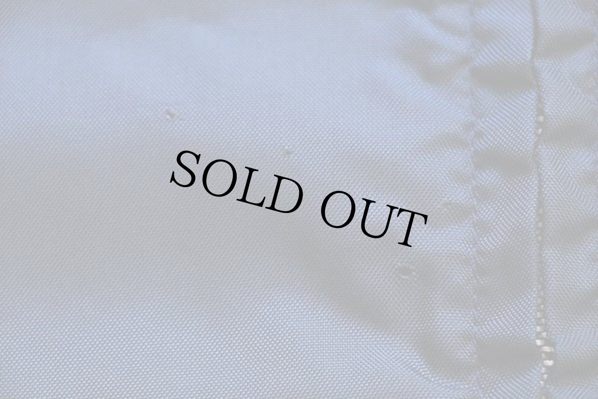 画像6: 70s FORDフォード MUSTANG 星条旗 パッチ付き ナイロン レーシングジャケット 紺×白 L (6)