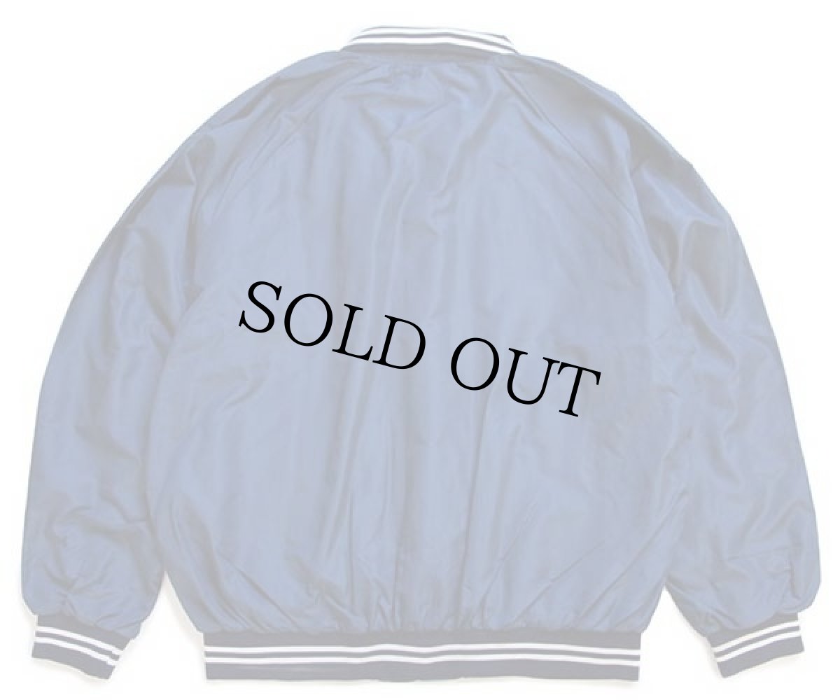 画像2: 70s USA製 RUSSELLラッセル HARTFORD STARS ナイロンスタジャン 紺 L (2)