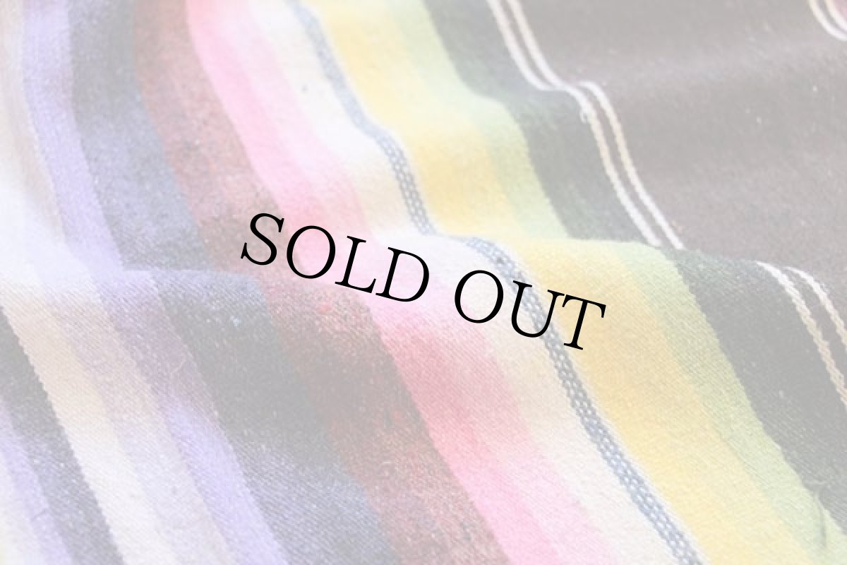 画像4: ビンテージ メキシカン ラグ サラペ (4)