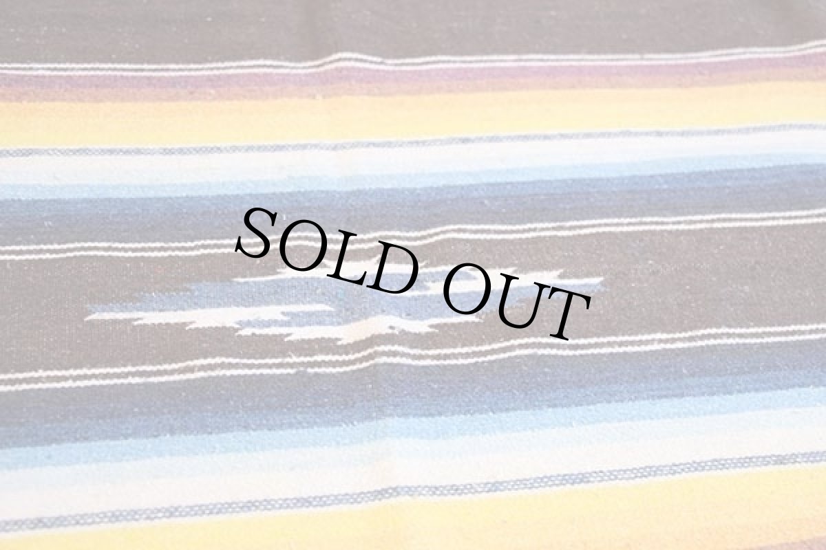 画像3: ビンテージ メキシカン ラグ サラペ (3)