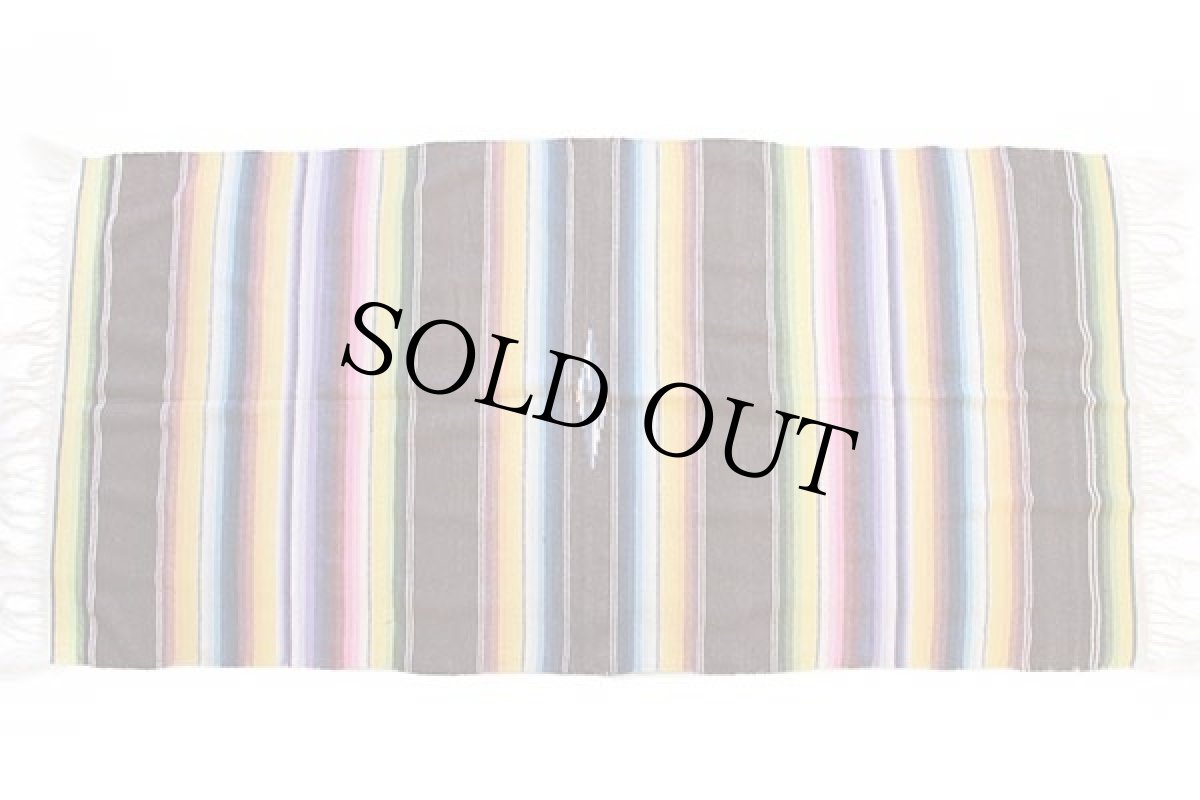 画像2: ビンテージ メキシカン ラグ サラペ (2)