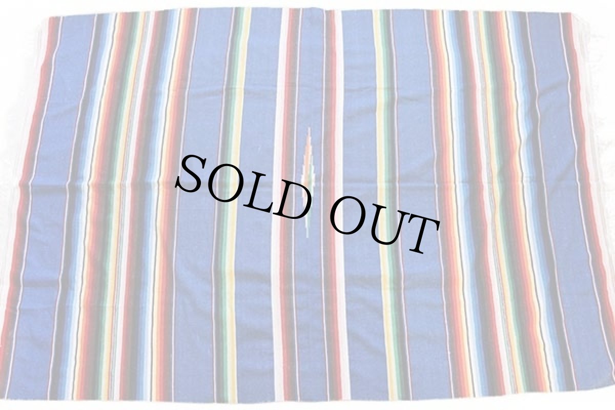 画像2: ビンテージ メキシカン ラグ サラペ 大 (2)