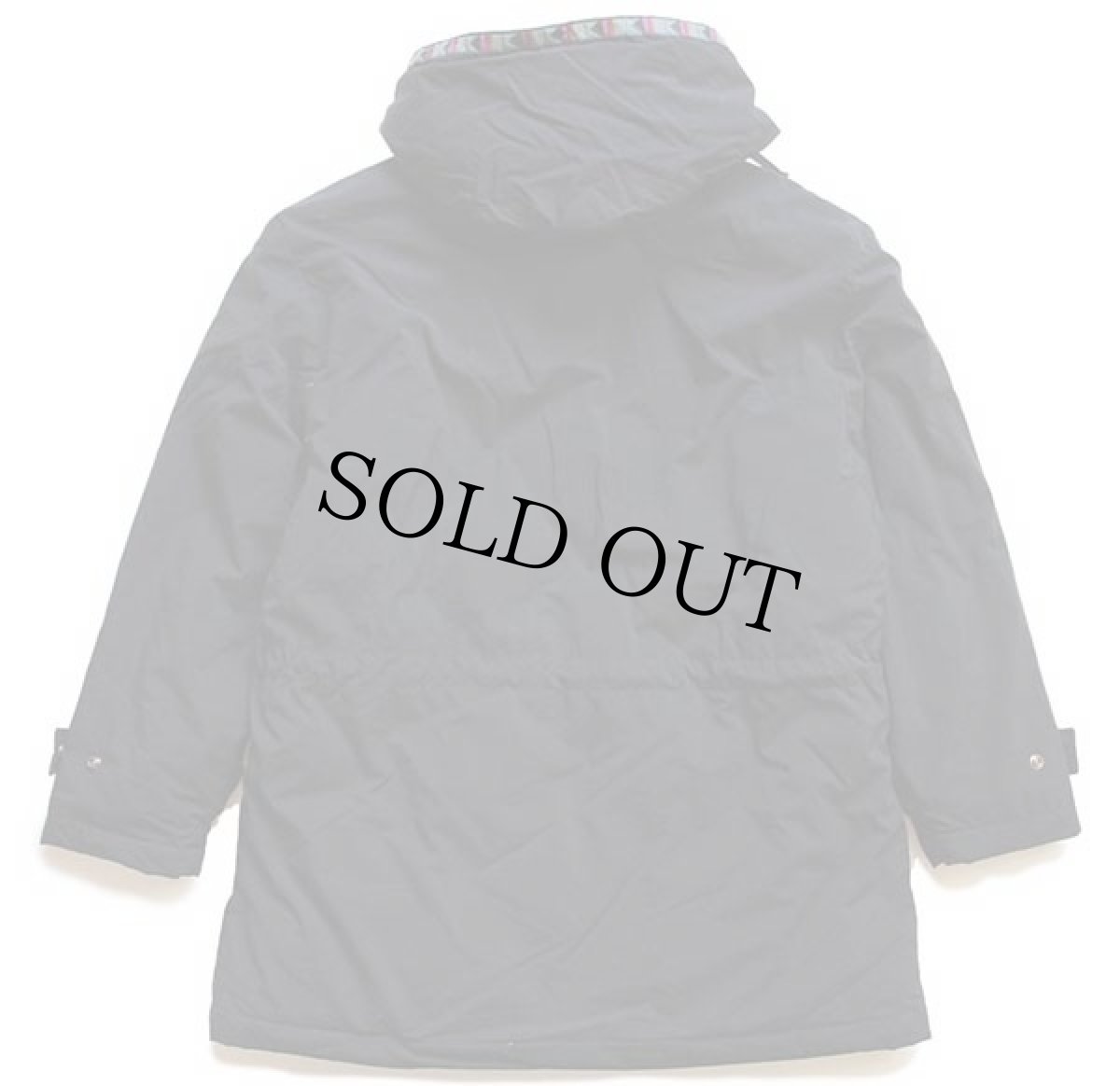 画像2: 90s L.L.Bean チロリアンテープ フード付き ダウンジャケット 黒 W-S★パーカー (2)