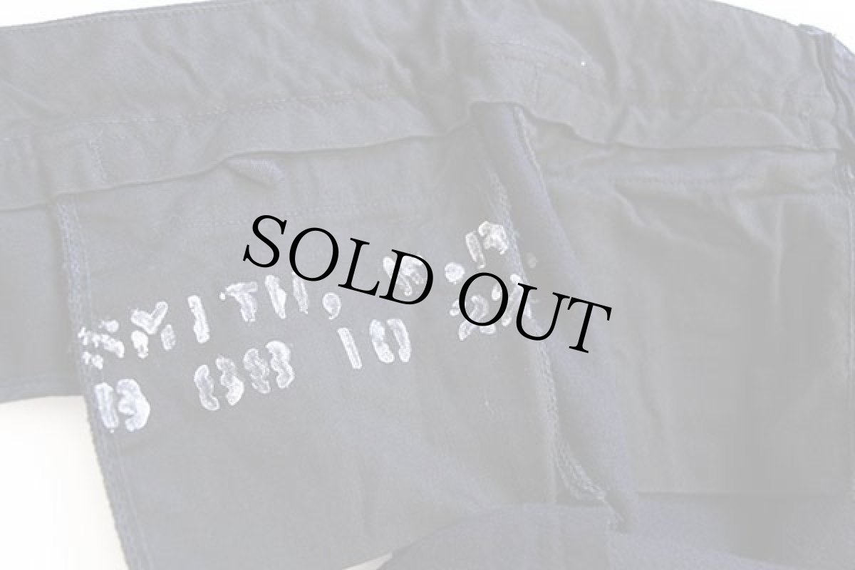 画像7: 60s 米軍 U.S.NAVY メルトン ウール セーラーパンツ 濃紺 31 R (7)