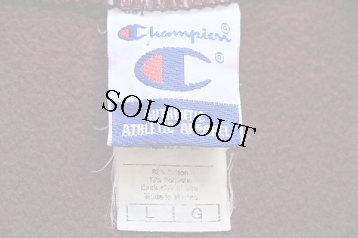 画像4: 00s メキシコ製 Championチャンピオン EXETER リバースウィーブ スウェット バーガンディ L (4)