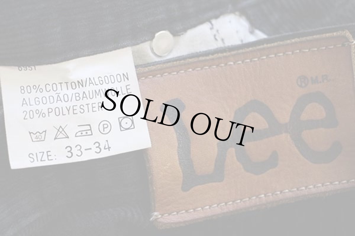 画像6: 90s Leeリー コーデュロイパンツ 黒 w33★ユーロ (6)