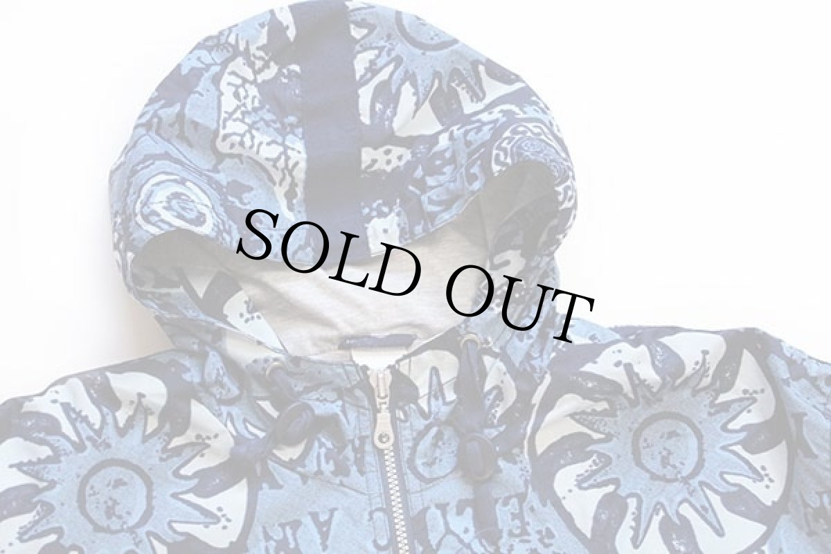 画像3: 90s young canda 総柄 ナイロン アノラックパーカー 158 (3)