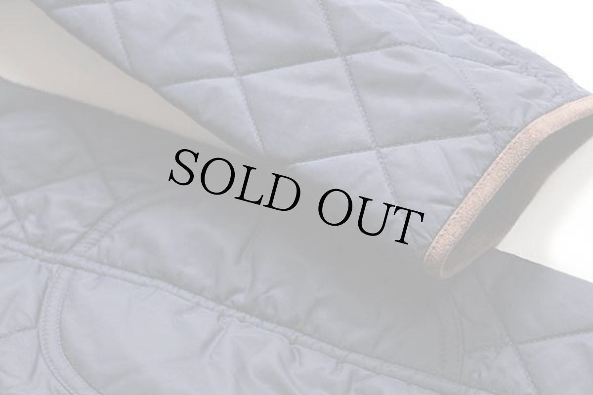 画像6: ポロ ラルフローレン チンスト&ガンパッチ付き ナイロン キルティングジャケット 紺 ボーイズM (6)