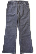 画像2: 90s USA製 JCPenney PLAIN POCKETS コーデュロイパンツ グレー w34 L30 (2)