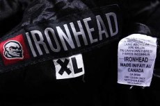 画像4: カナダ製 IRONHEAD KITCHENER DUTCHMEN 刺繍 メルトン ウール ロング スタジャン 黒 XL (4)