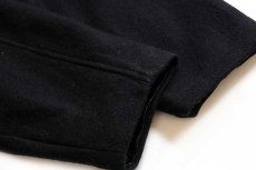 画像6: カナダ製 IRONHEAD KITCHENER DUTCHMEN 刺繍 メルトン ウール ロング スタジャン 黒 XL (6)
