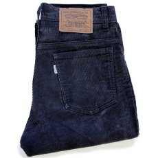 画像1: 90s フランス製 Levi'sリーバイス 631 コーデュロイパンツ チャコールグレー w30★ユーロ (1)